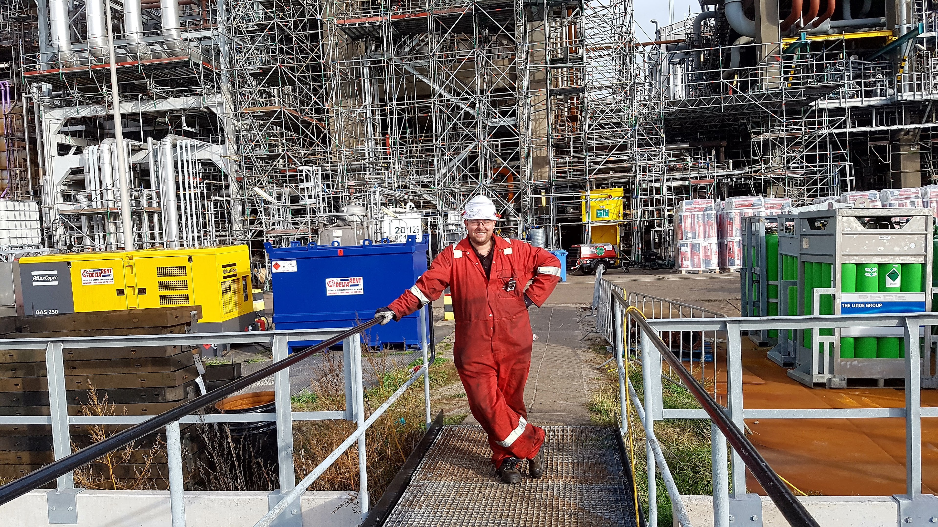 Patrick Leegte on industrial site