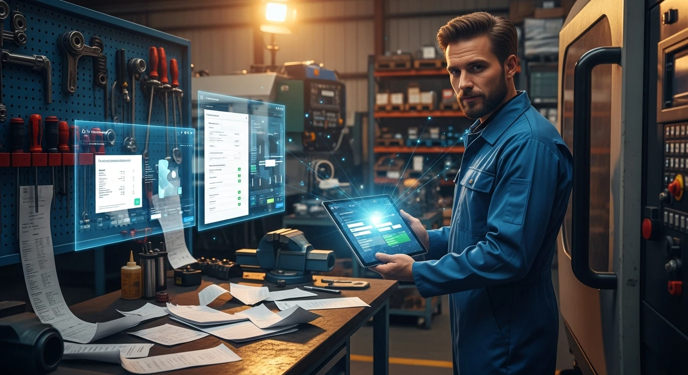 Wat AI-document processing oplevert in onderhoud van zwaar materieel