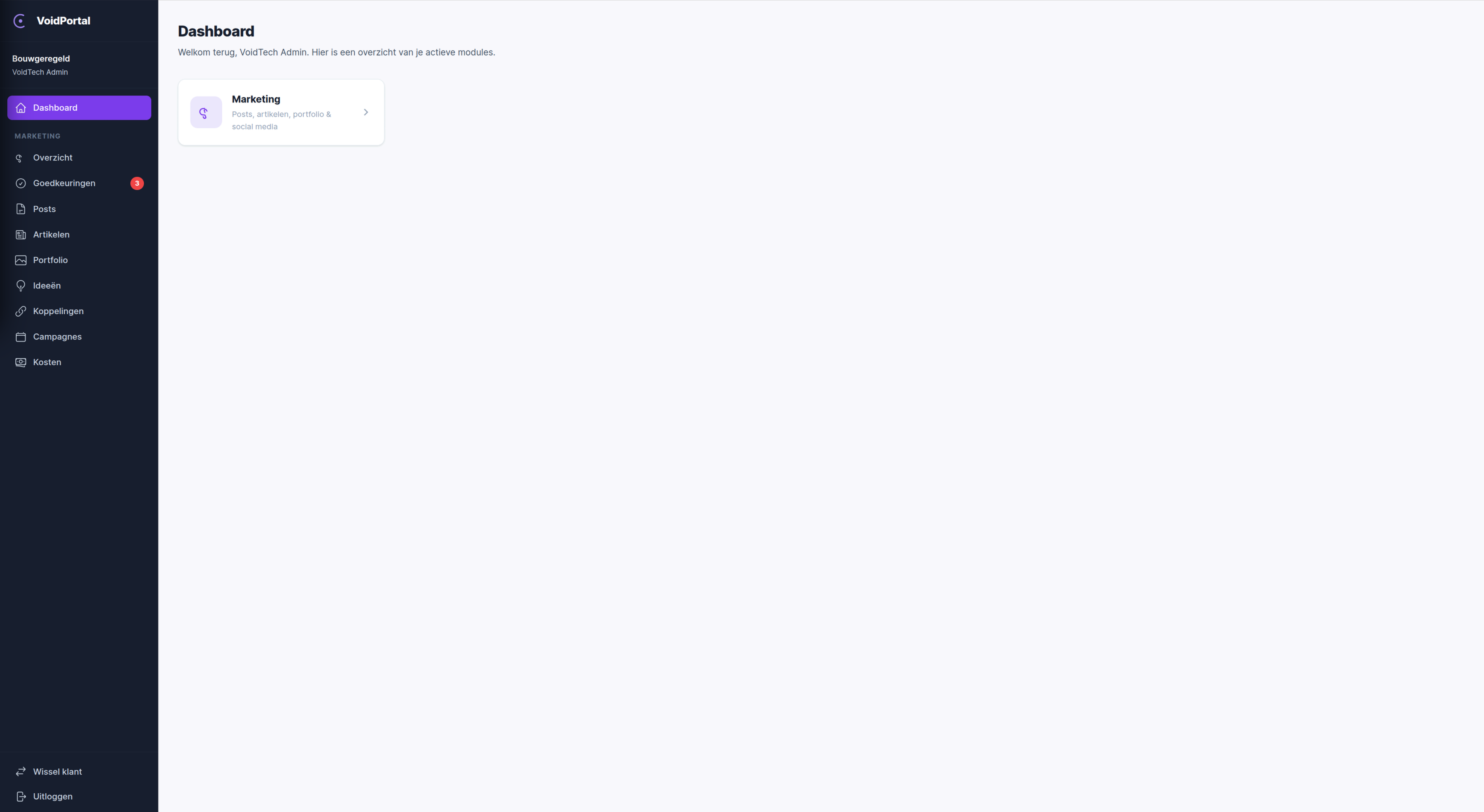 Website met AI-marketingmotor voor een bouwbedrijf